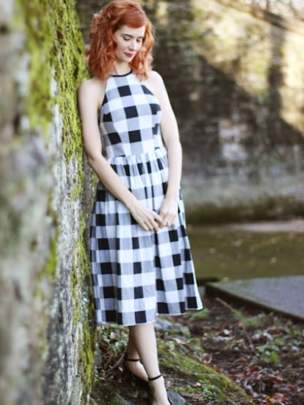 ASOS gingham dress
